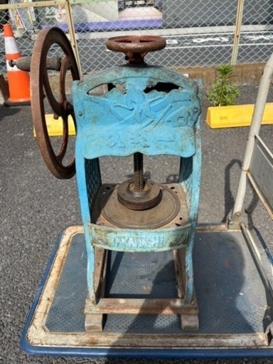 かき氷り機　レトロ　現状渡し品