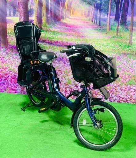 ❹ 5281子供乗せ電動アシスト自転車ヤマハ3人乗り対応20インチ