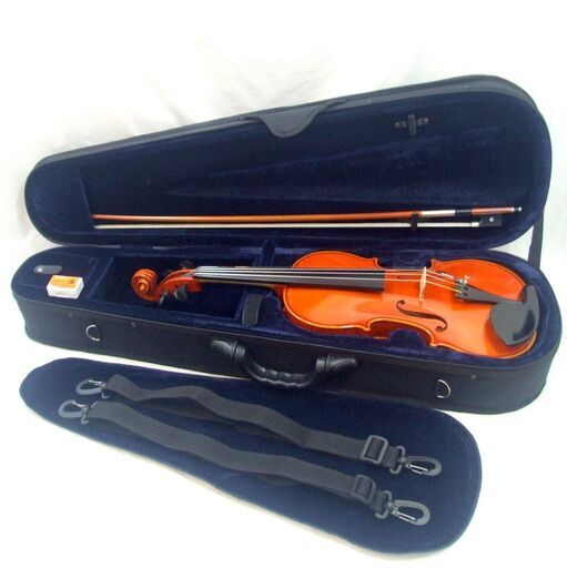 メンテ済み 国産 ピグマリウス 虎杢 S-113 4/4 1995年 ARCHET弓 三角型ケース 顎当て Pygmalius こだわり品 ドミナント 全国発送対応 愛知県清須市より 名古屋市近郊 中古バイオリン 管理（カ)R0225 メンテ済み 国産 ピグマリウス 虎杢 S-113 4/4 1995年 ARCHET弓 三角型