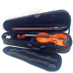 メンテ済み 国産 ピグマリウス 虎杢 S-113 4/4 1995年 ARCHET弓 三角型ケース 顎当て Pygmalius こだわり品 ドミナント 全国発送対応 愛知県清須市より 名古屋市近郊 中古バイオリン 管理（カ)R0225