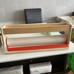 IKEA お絵描き　ロール紙ホルダー 収納付き