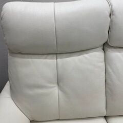 リクライニングソファ 3人掛け・2人掛けセット チェアー オットマン 一体型　ソファ