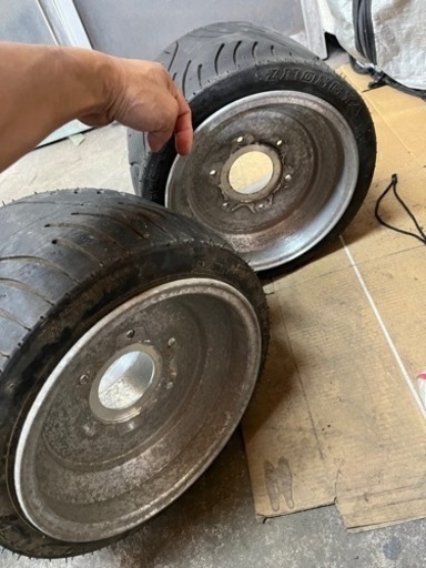 ジャイロにポン付けホイール　2本 ジャイロにポン付けホイール 2本