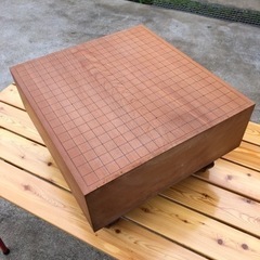 碁盤　囲碁盤　厚14.5cm 重さ約12.8kg 箱付き　将棋オセロ
