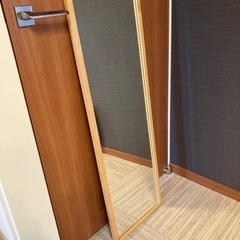 【ネット決済】無印良品　ミラー姿見鏡　32.5×100センチ　美品