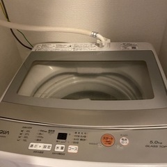 アクア洗濯機500円！本日明日引き取りの方優先🙏🏻
