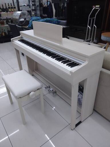 【河合楽器/KAWAI/電子ピアノ/2022年製/CN201A/ブルートゥース機能付き/Bluetooth/アイボリー】