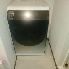 【ネット決済】ドラム式洗濯機　シャープES-W113-SL