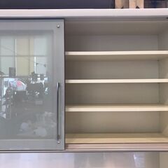 【愛品館八千代店】パモウナ　スライド扉キッチンボード140