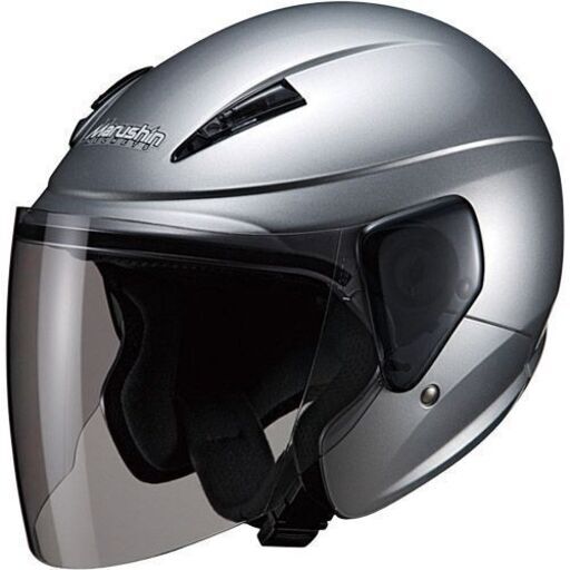 新品　セミジェットヘルメット M-520 フリー　 シルバー　マルシン工業