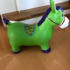 乗馬動物のおもちゃPVCインフレータブルジャンプ動物/ポニー馬