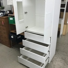取引場所 南観音 A2306-170 ニトリ ワードローブ引き出し収納4段あり 