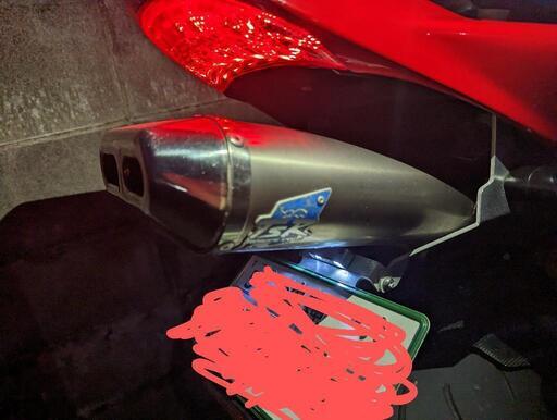センダボ SC57 マフラー！上げ直し