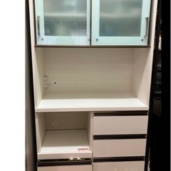 【ネット決済】食器棚　キッチンボード　完成品　幅92
