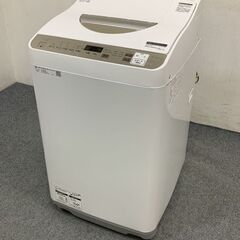 SHARP 電気洗濯乾燥機 ES-T5E9-W 2021年製 容量5.5kg SHARP 中古/搬入付き 洗濯乾燥機 洗濯5.5kg 乾燥3.5kg 長期90日