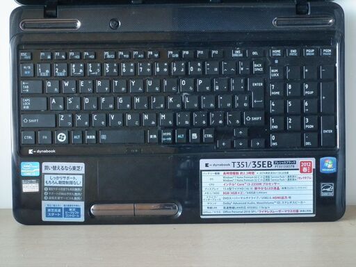 TOSHIBA dynabook T350/56BW 現状品 美品TOSHIBA dynabook T350⁄56BW 