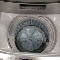 F1153 洗濯機 AQUA AQW-BK50F(W) 5.0㎏ 2018年製 送料A 札幌 プラクラ