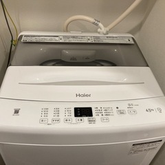 【美品】洗濯機　10,000円　説明書・保証書（保証期間半年残りあり）
