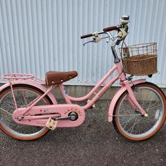 B037 HACCHI ★子供自転車★18インチ★かわいいピンク色