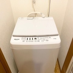2019年製　全自動洗濯機　5.5Kg　ハイセンス　HW-G55...