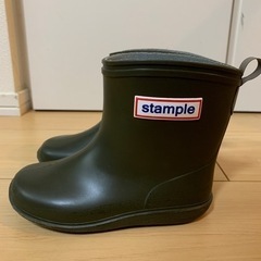 stample レインシューズ　長靴　15センチ