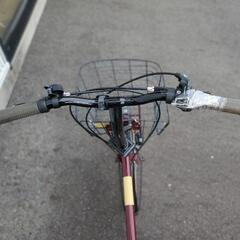 B043 Decoration☆折りたたみ自転車☆20インチ☆あずき色