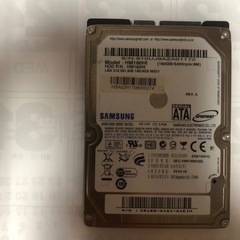 SAMSUNG 2.5インチ　HDD 160GB （値下可）