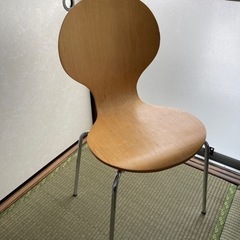 【ネット決済】【6/12処分】木製チェア　椅子　ひょうたん型