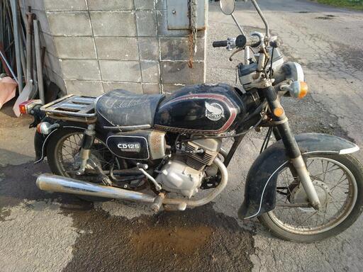旭川発☆HONDA!CD125T!☆鍵あり!販売証明書あり!7000Km代キック圧縮あり!!