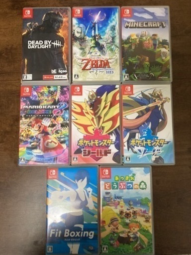 Switchのソフト8本 任天堂 ニンテンドー Switch ソフト 8点まとめ売り