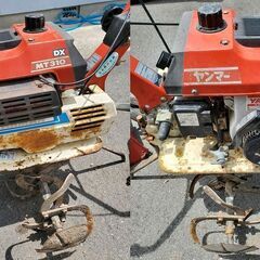 「決まりました」ヤンマー MT310DX（前2速）メンテ済 予備の爪18本+培土器+タイヤ 管理機 耕運機【引取限定】東広島