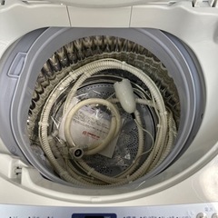 SHARP?穴なしステンレス槽?洗濯機7798