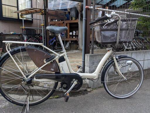 ヤマハ　パス　リトルモア　鍵、バッテリー、充電器あり　ホワイト　26インチ  狭山市引取限定