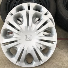 チョイ引っ張り！フィット 純正スチール 165/55R15 ４本セット