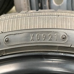 チョイ引っ張り！フィット 純正スチール 165/55R15 ４本セット