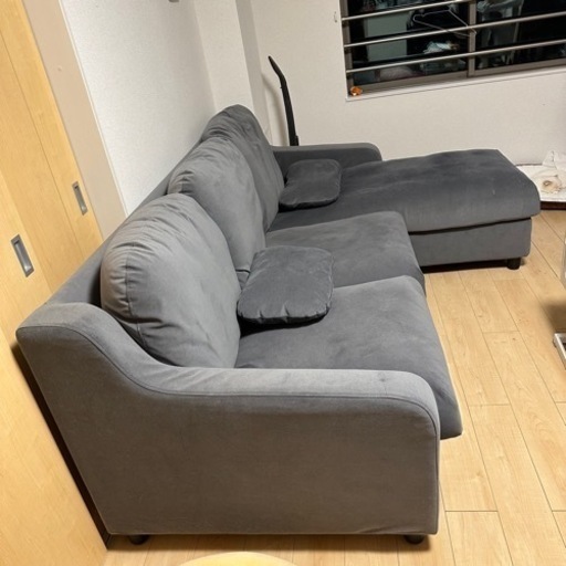 人掛けソファ 寝椅子付き, ハーケボ ダークグレー 人掛けソファ 寝椅子付き, ハーケボ ダークグレー