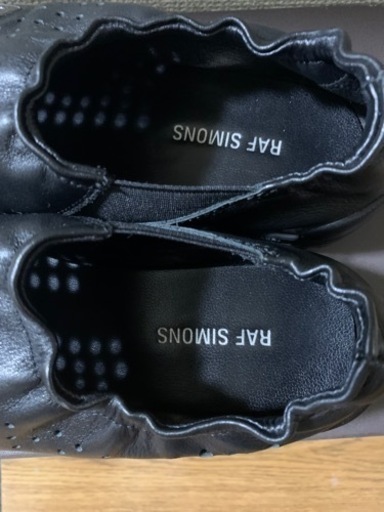 靴 RAF SIMONS Runner Solaris 38 black バレエシューズ