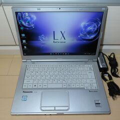 JC05159 パナソニック Let's Note CF-LX6 FHD ノートパソコン 美品 office