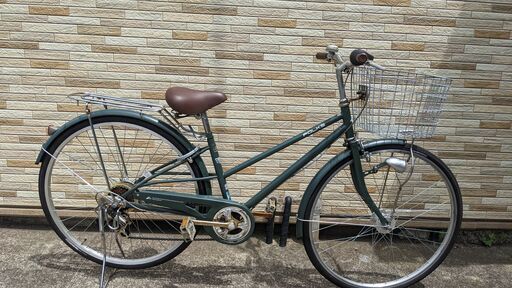 中古自転車 6段変速 27インチ （オートライト） 軽整備済み 安い 防犯登録 町田市 麻生区 神奈川 106ky
