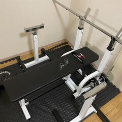 なるはや・値引き交渉可】ベンチ台・バーベル・ダンベル・防音防傷 