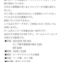 フットサルチームメンバー募集&エンジョイフットサル開催参加者募集‼️ - 徳島市