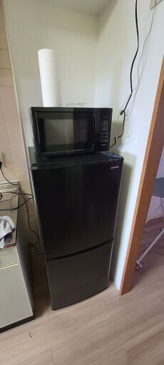 冷蔵庫 Iris Ohyama IRSD-14A-B Refrigerator, Living Alone, 4.9 gal (142 L)