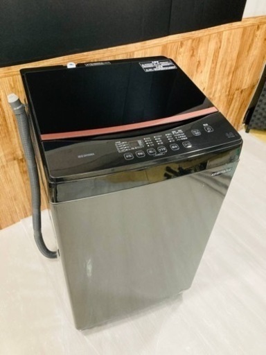 ①IRISOHYAMAアイリスオーヤマ全自動洗濯機 IAW-T603BL