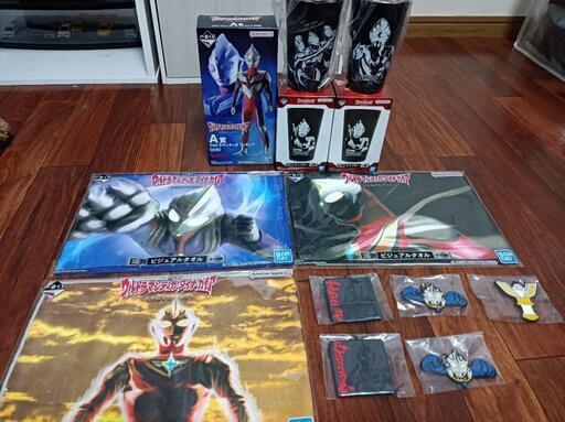 ①ウルトラマン　一番くじ　A賞　ティガ　フィギュア　D賞　E賞　F賞