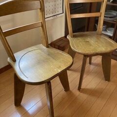 木製チェア【お譲り先決まりました】