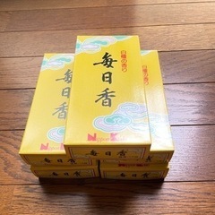 毎日香　線香　新品　５箱　¥2000です‼️