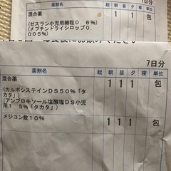 3歳の娘が4月26日から咳が続いてます。