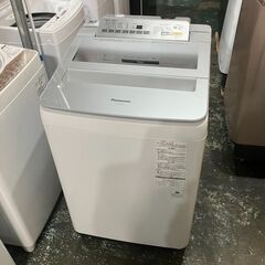 Panasonic パナソニック 洗濯機 NA‐F8AE4 8㎏ 2017年 グレー ○E054W004