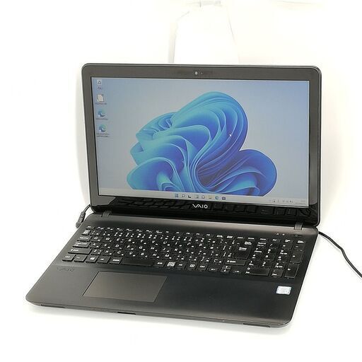 送料無料 高速SSD 15.5型 ノートパソコン SONY VJS151C11N 中古良品 第6世代 Core i5 8GB DVD 無線 Bluetooth Webカメラ Windows11 Office