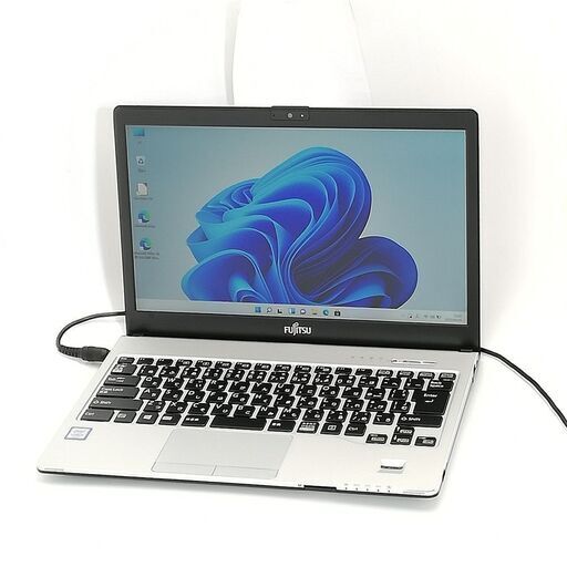 送料無料 日本製 高速SSD 13.3型 ノートパソコン 富士通 S937/S 中古美品 第7世代 Core i5 8GB 無線 Bluetooth Webカメラ Windows11 Office